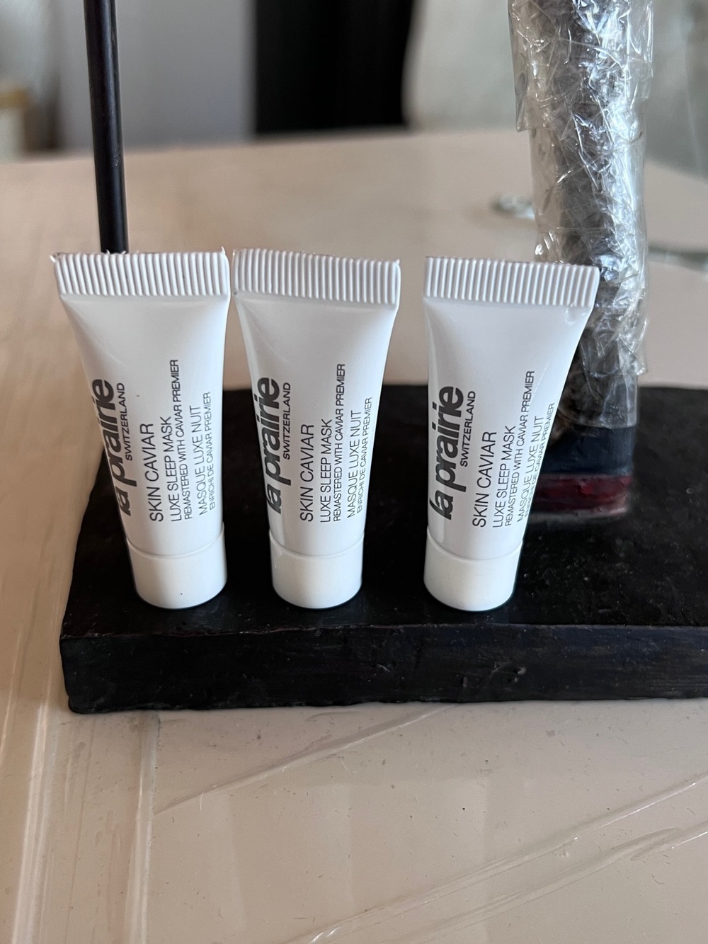 New! 3Pc La Prairie Skin Caviar Luxe Sleep Mask Trio 5ml*3=15 mL